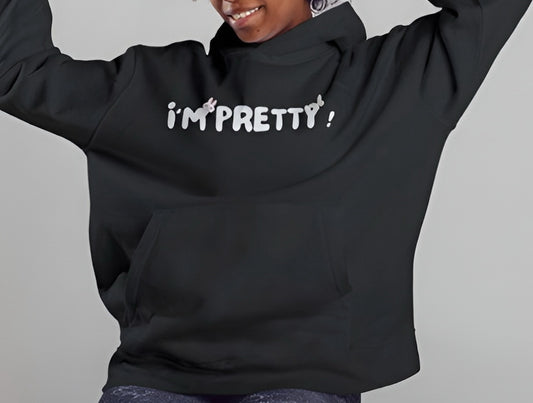 Pretty Little Baby Hoodie – Cute Bow Back Print