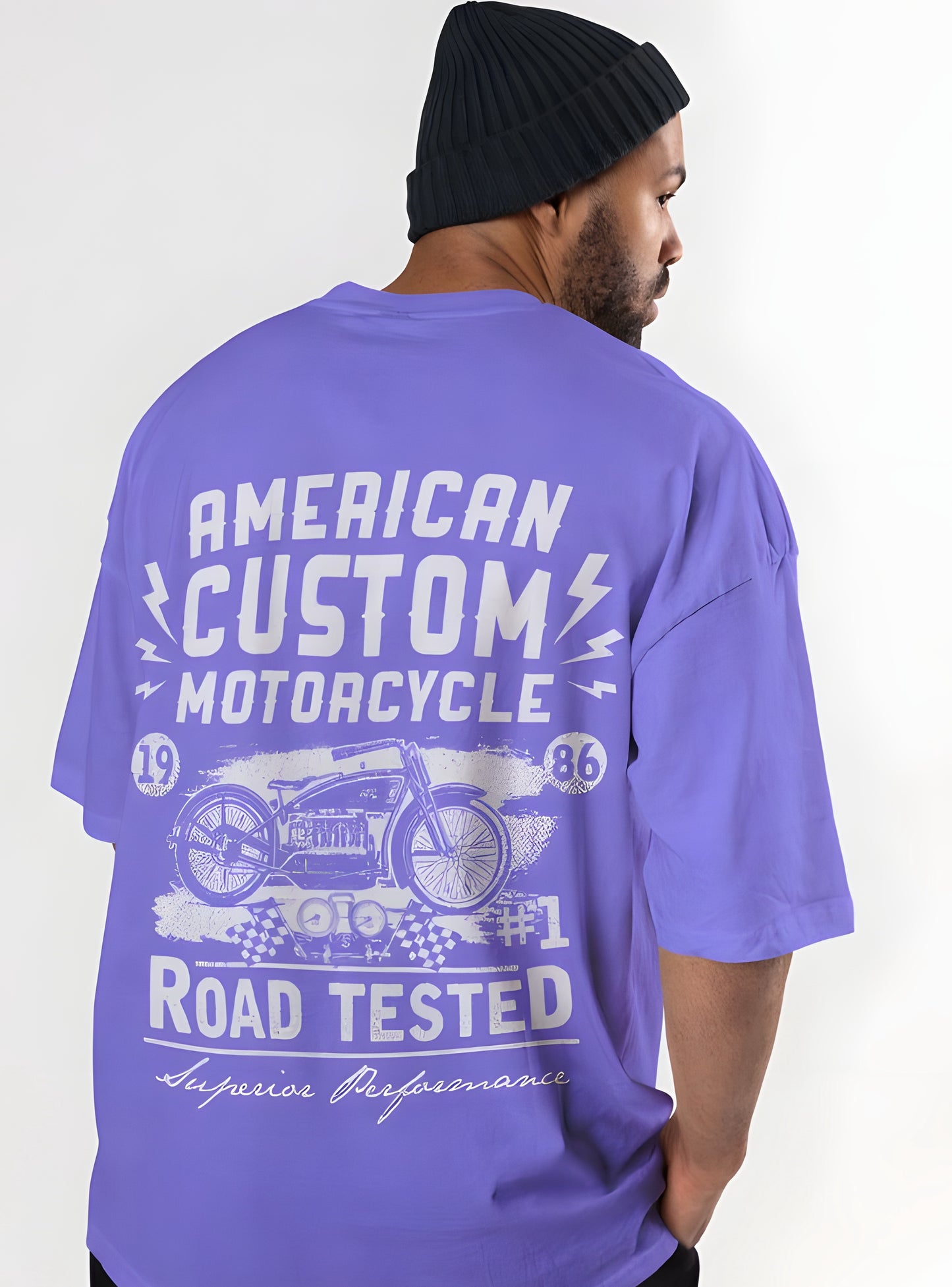 Road Tested Oversized Purple T-Shirt