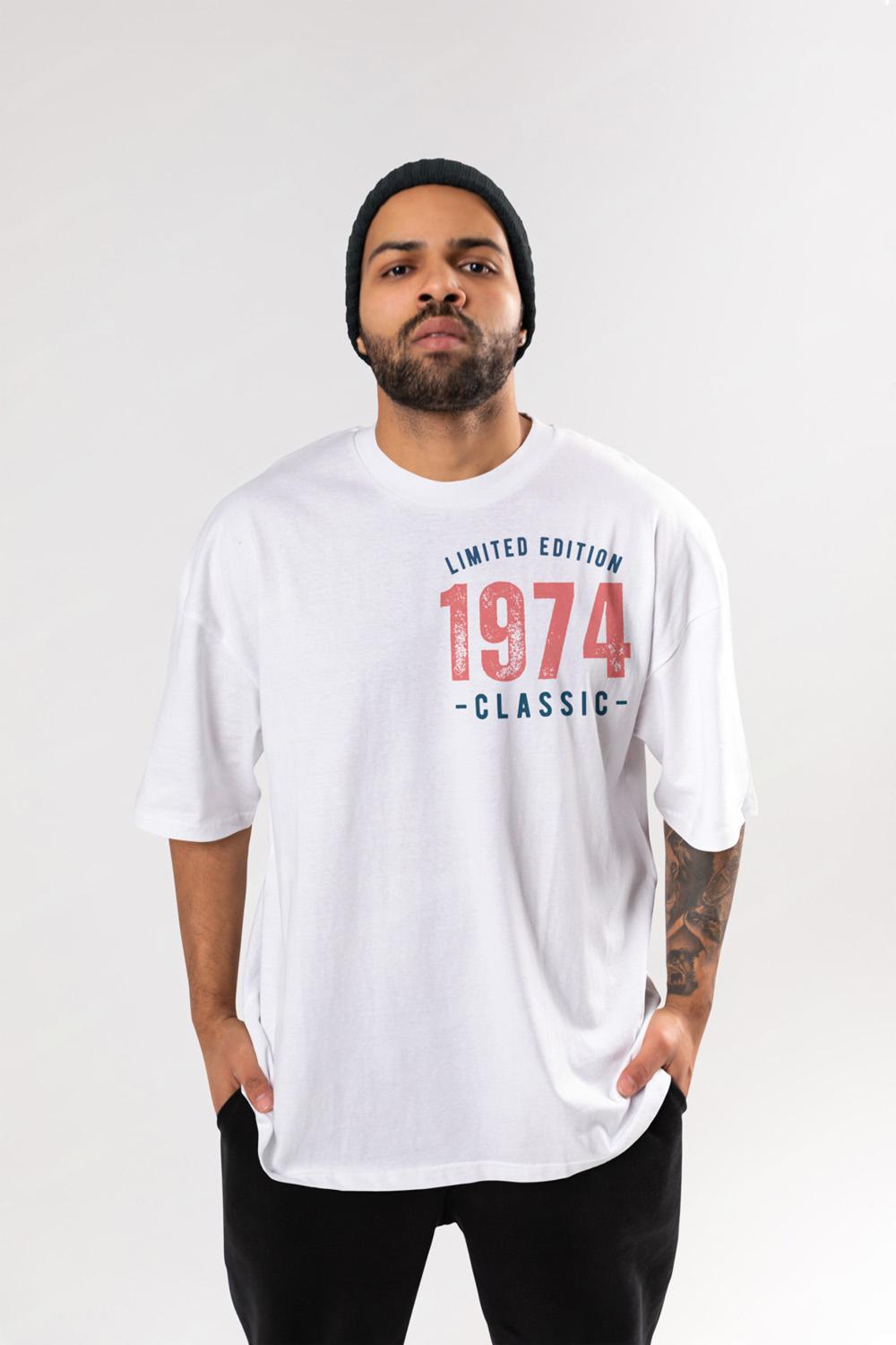 Escape Paradise Oversized Graphic Tee – White