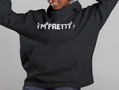 Pretty Little Baby  Hoodie – Cute Bow Back Print